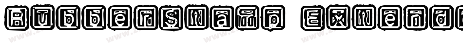 RubberStamp-Extended Normal字体转换